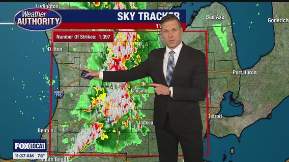 More showers and storms possible on Friday night