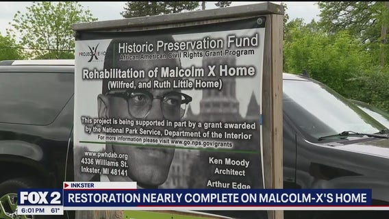 Malcolm X's former Inkster home on display for his 100th birthday