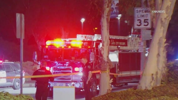 2 hospitalized after CHP patrol car slams into tree