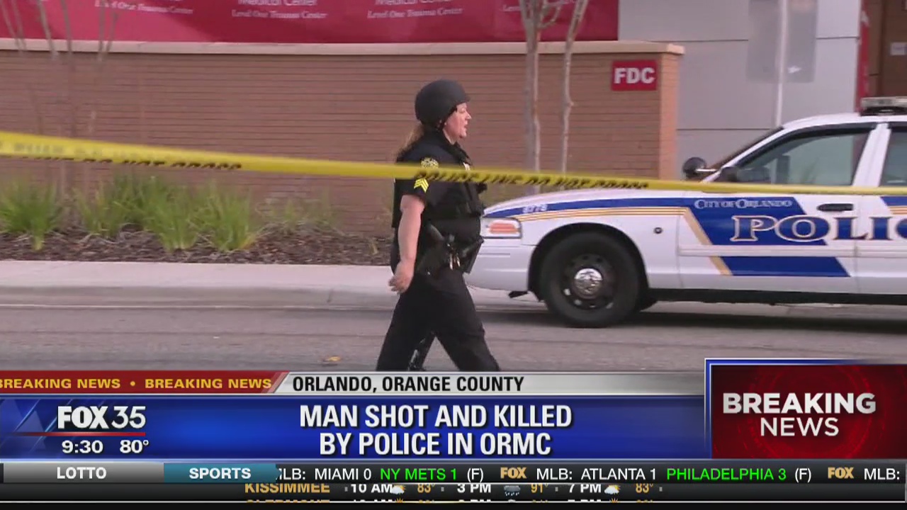 Man shot by police at ORMC emergency room | FOX 35 Orlando