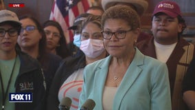 Mayor Karen Bass discusses MacArthur Park raid