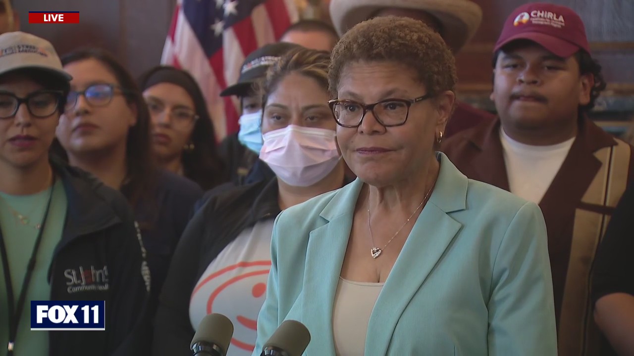 Mayor Karen Bass discusses MacArthur Park raid