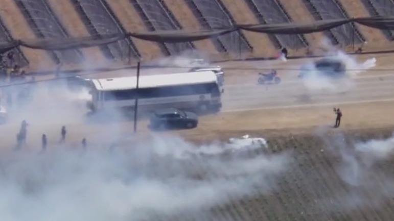 Camarillo ICE protesters prepare for long night