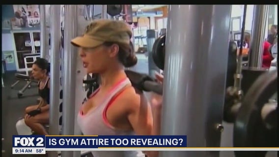 Is gym attire too revealing?
