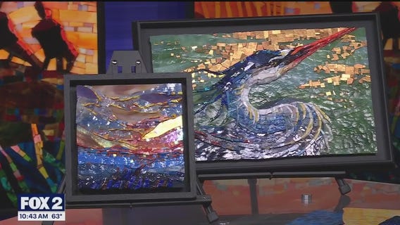 Learn to make colorful mosaics from a Michigan-based artist