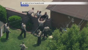 Pursuit suspect taken into custody in Compton