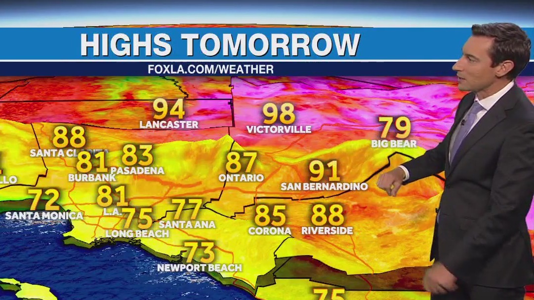 Weather forecast for Tuesday, July 15