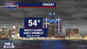 Partly cloudy with late-day shower for Friday