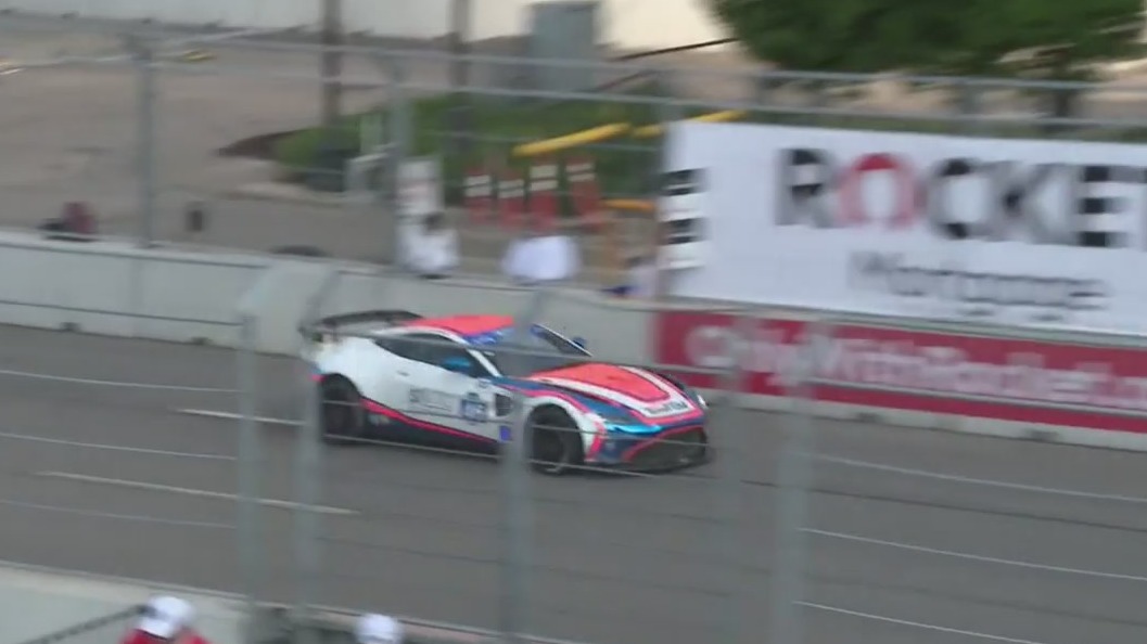 Grand Prix races into Detroit