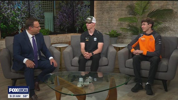 Sting Ray Robb and Nolan Siegel prep for The Detroit Grand Prix