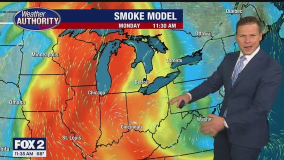 More Canadian Wildfire Smoke Today