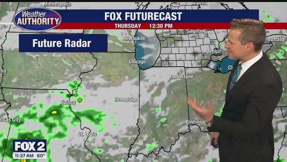 Some sprinkles possible today but a drier weekend