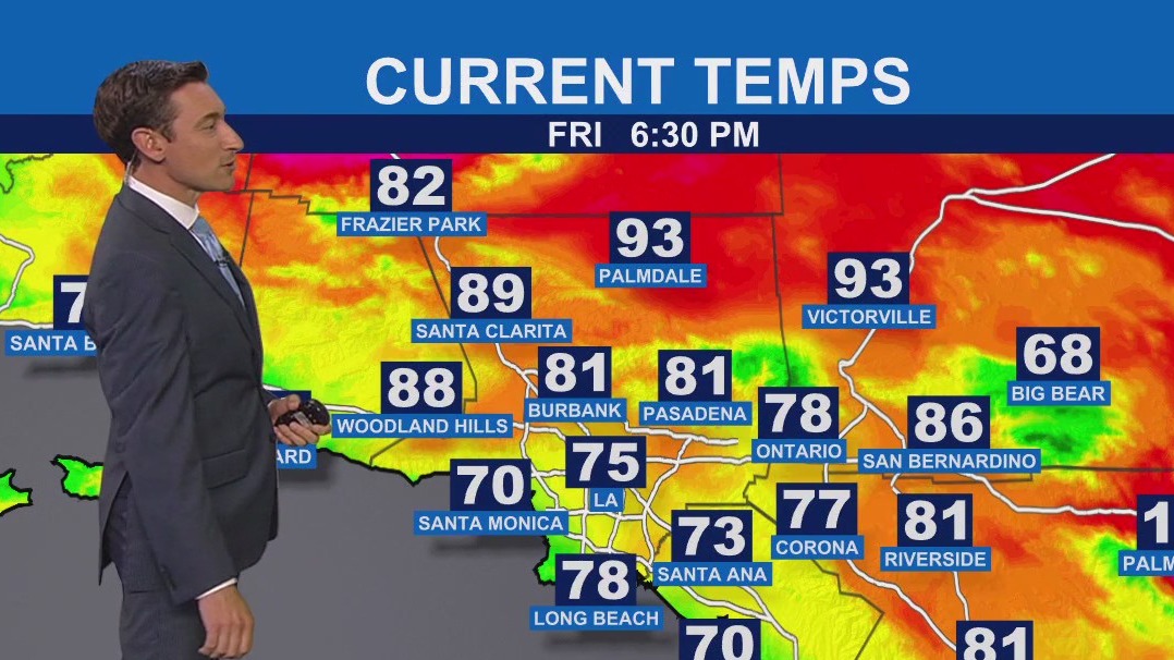 Weather forecast for Friday, July 18