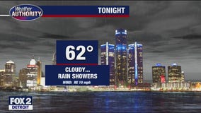 Cloudy and cooler with showers Thursday