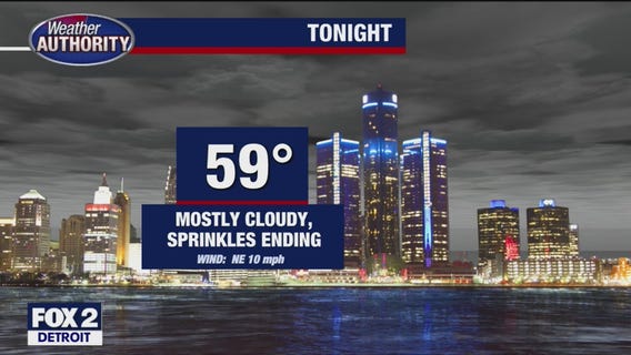 Cloudy but warmer on Friday