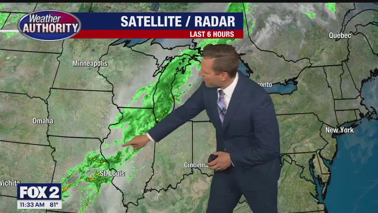 Rain and some storms starting this afternoon