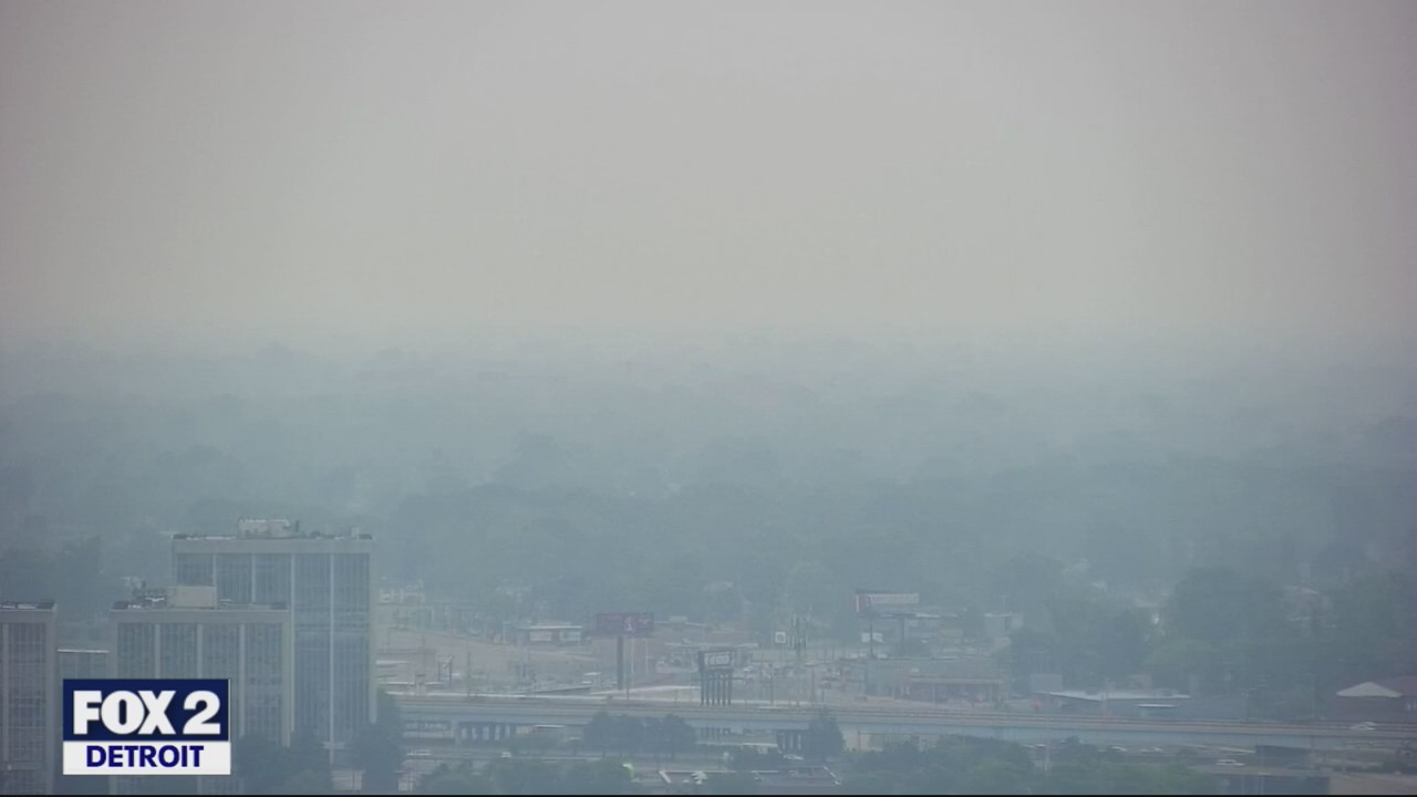 Pollution In Detroit Air Quality Advisory continues for Metro Detroit amid Canadian ...