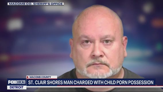 Prosecutor: St. Clair Shores man had numerous child porn images, videos