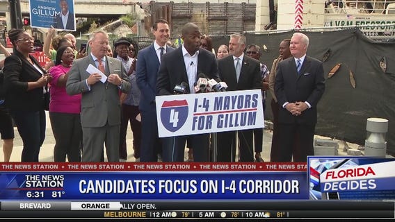 Candidates focus on I-4 corridor