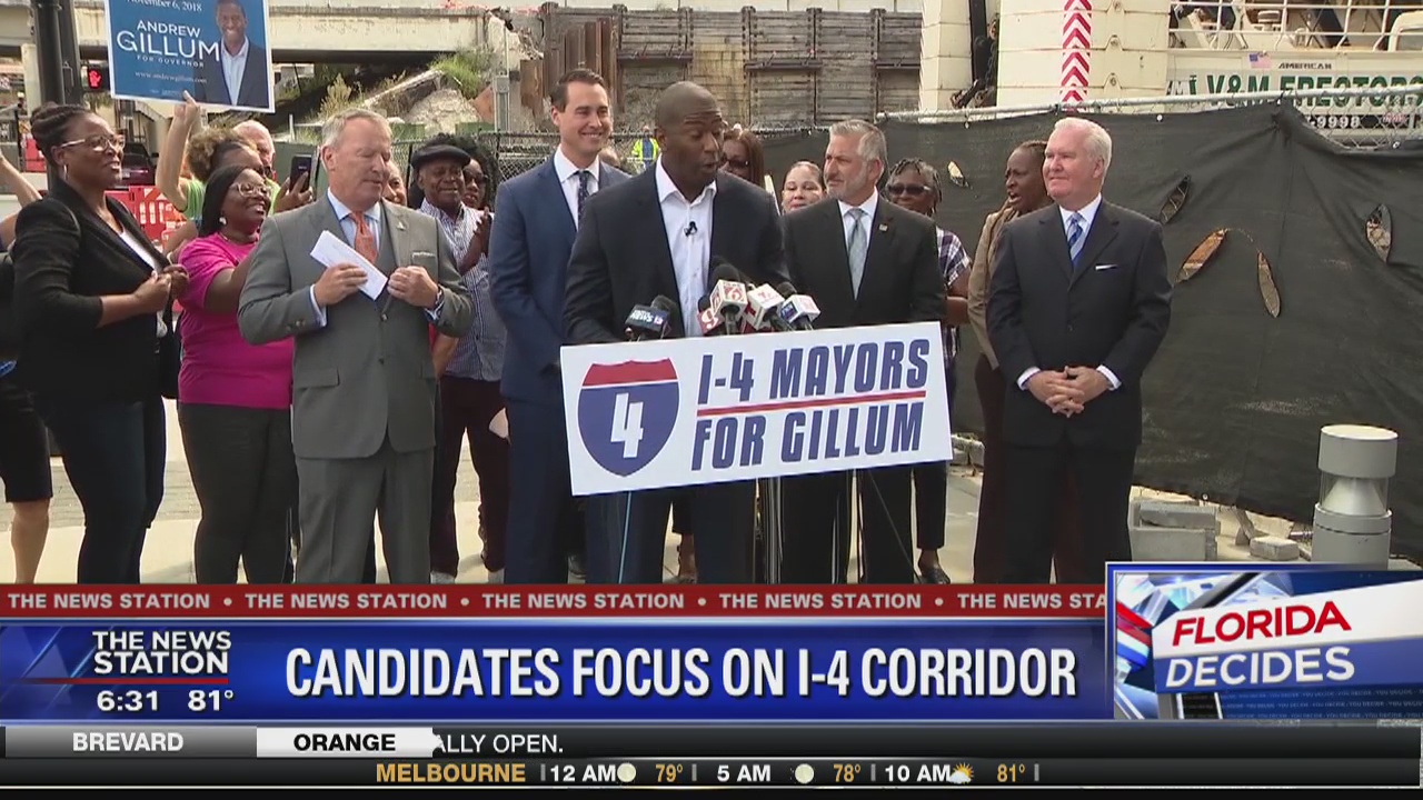 Candidates focus on I-4 corridor