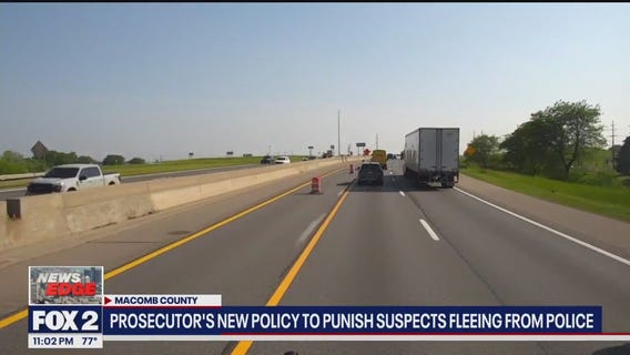Macomb County prosecutor's new policy to punish suspects fleeing from police