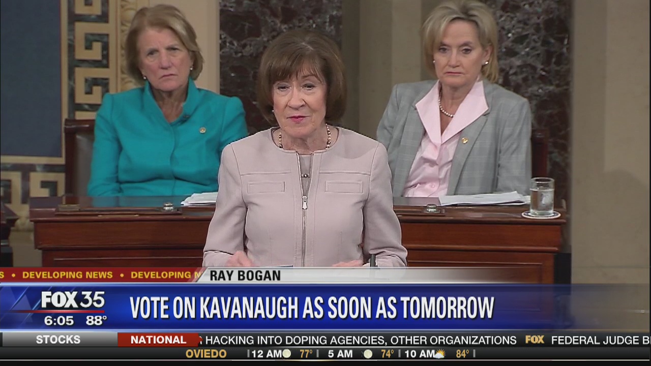 GOP senators line up behind Kavanaugh confirmation