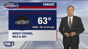 Partly cloudy and pleasant for Thursday