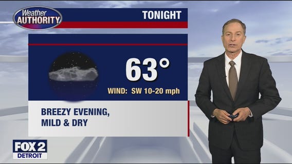 Partly cloudy and pleasant for Thursday