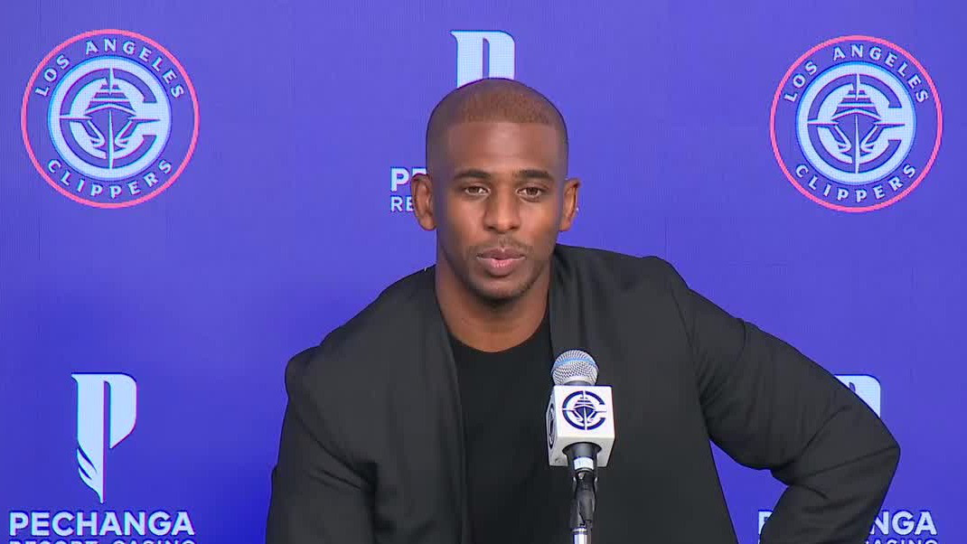Chris Paul reintroduced by LA Clippers