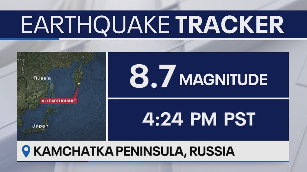 8.7 earthquake leads to Tsunami Watch