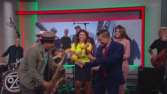 Los Angeles' Ozomatli perform 'Como Ves'