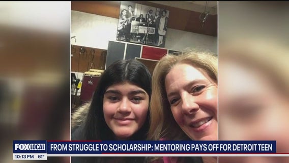 From struggle to scholarship: Mentoring pays off for Detroit teen