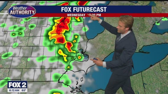 Hot day ahead of possible severe weather