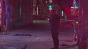 Man set on fire in downtown LA