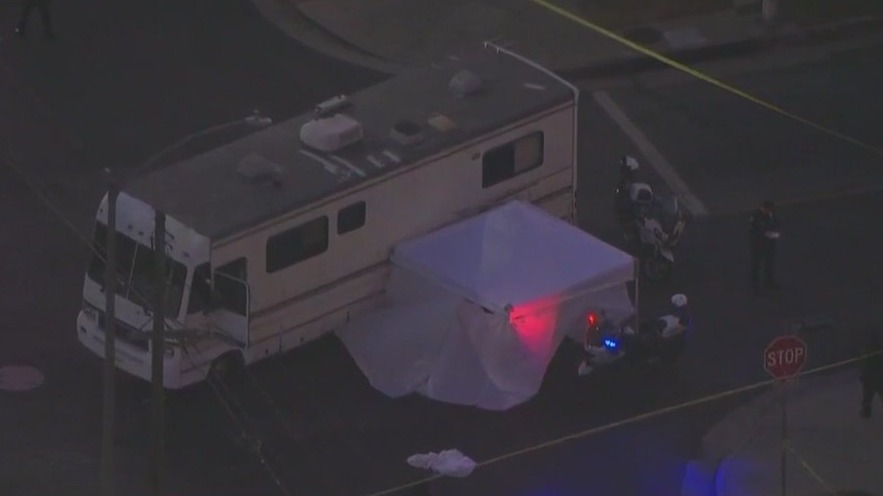 RV hits, kills pedestrian in Koreatown