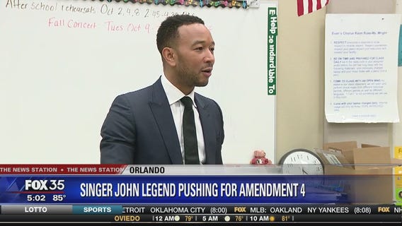 John Legend pushes voting restoration amendment