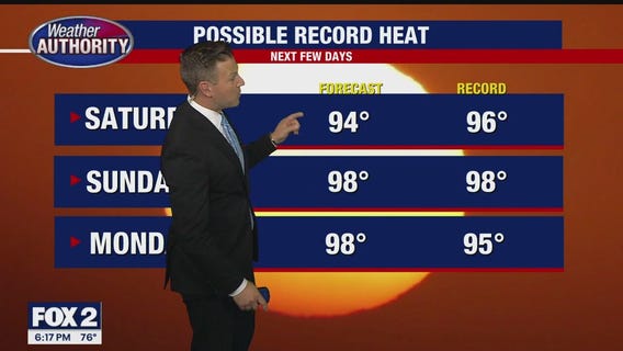 Extreme heat on the way for Southeast Michigan