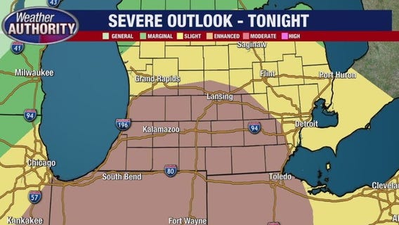 Severe weather in forecast for Wednesday night - what to expect