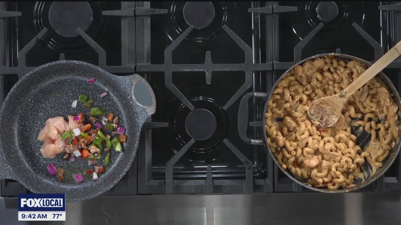 Creamy chipotle pasta with Bubba's 33