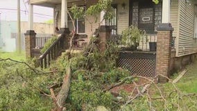 Storm damage on Detroit's west side; flight delays at DTW