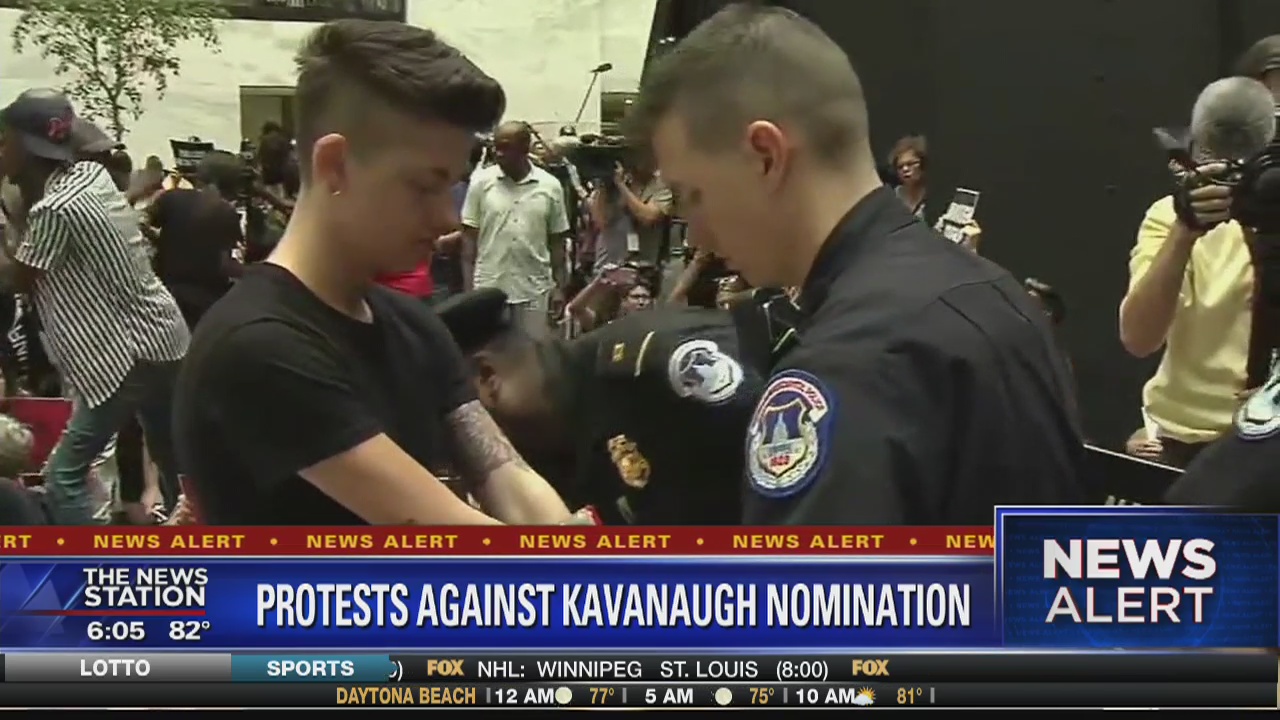 Protests break out over Kavanaugh vote