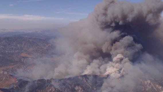 Massive fire breaks out in Ventura County