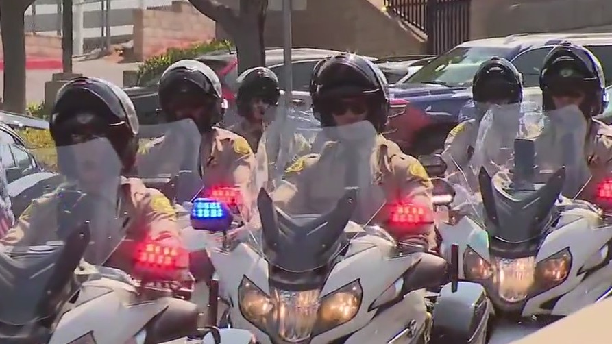 Memorial service for LASD Detective William Osborn