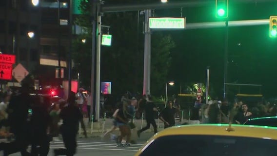 Police searching for two after shooting near Detroit fireworks show