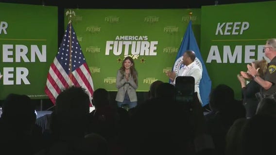 Homeland Director Kristi Noem talks Canadian border at Detroit town hall