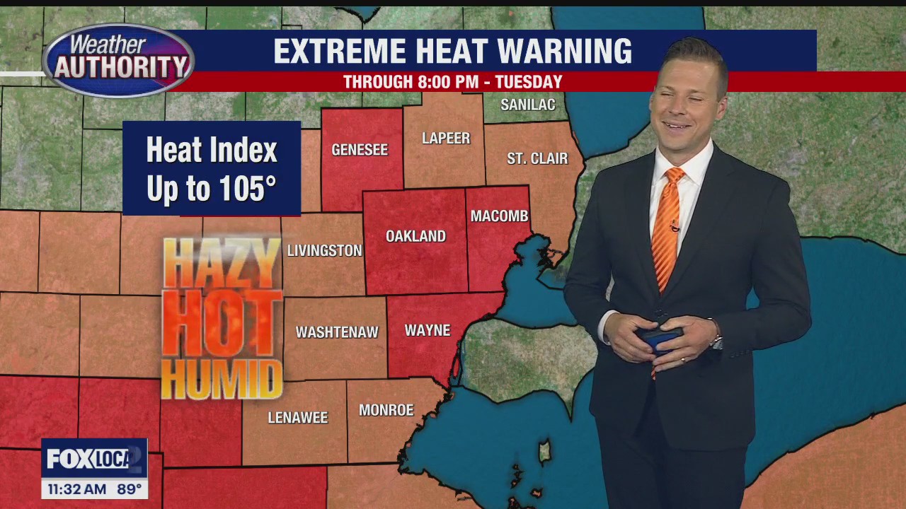 One more day of heat and humidity