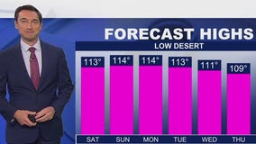 Weather forecast for Saturday, Aug. 9