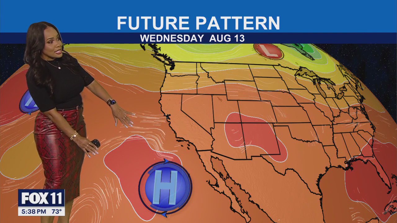 Weather Forecast for Monday, Aug. 11