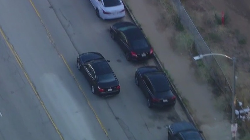 Pursuit of stolen BMW in West LA