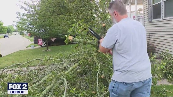 Fast-moving storms from Tuesday leave plenty of cleanup work